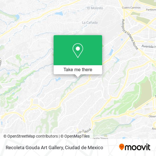 Recoleta Gouda Art Gallery map