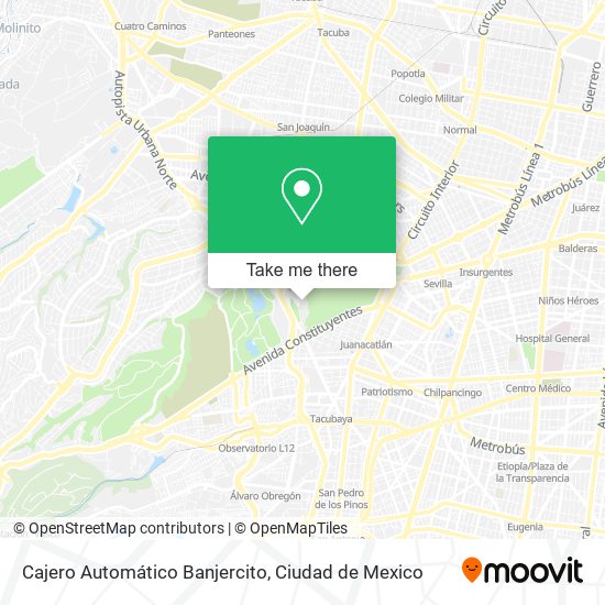 Cajero Automático Banjercito map