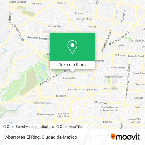 Abarrotes El Ring map