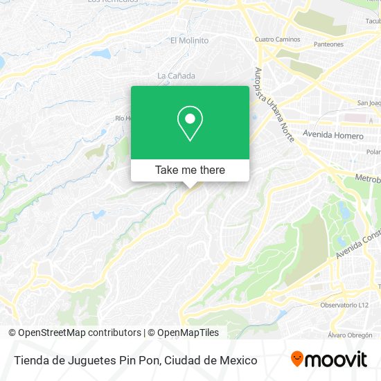 Mapa de Tienda de Juguetes Pin Pon