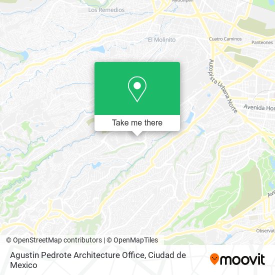 Mapa de Agustin Pedrote Architecture Office
