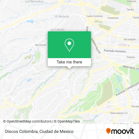 Discos Colombia map