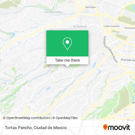 Tortas Pancho map