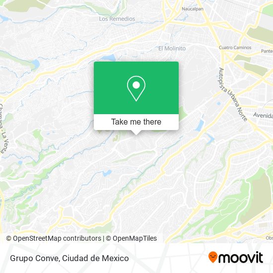 Grupo Conve map