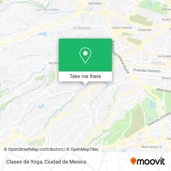 Mapa de Clases de Yoga