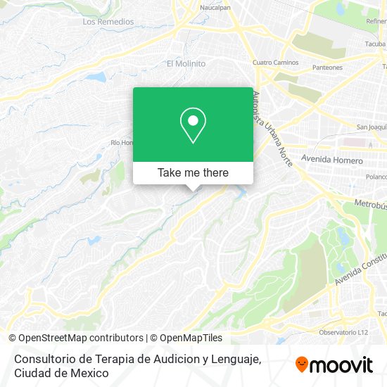 Consultorio de Terapia de Audicion y Lenguaje map