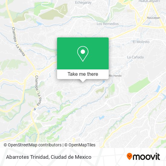 Abarrotes Trinidad map