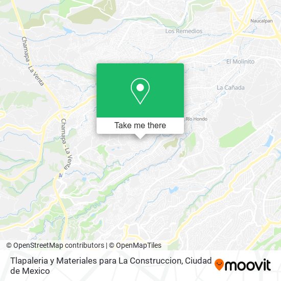 Tlapaleria y Materiales para La Construccion map