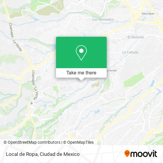 Local de Ropa map