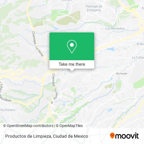 Productos de Limpieza map