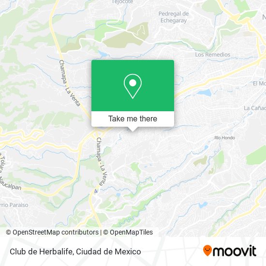 Mapa de Club de Herbalife