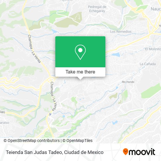 Teienda San Judas Tadeo map