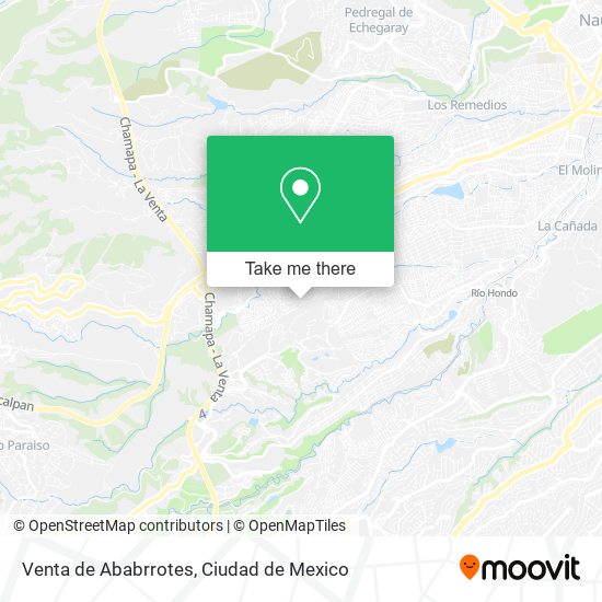 Venta de Ababrrotes map