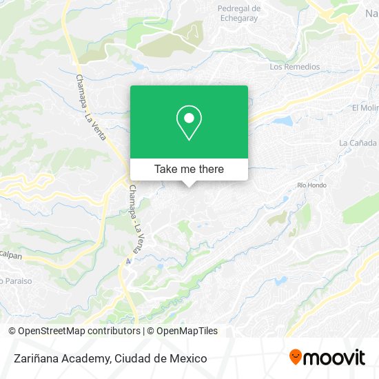 Zariñana Academy map
