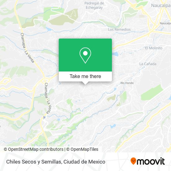 Chiles Secos y Semillas map