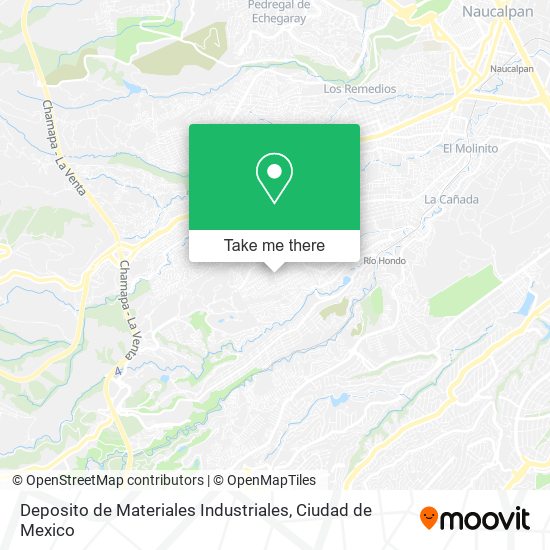 Mapa de Deposito de Materiales Industriales