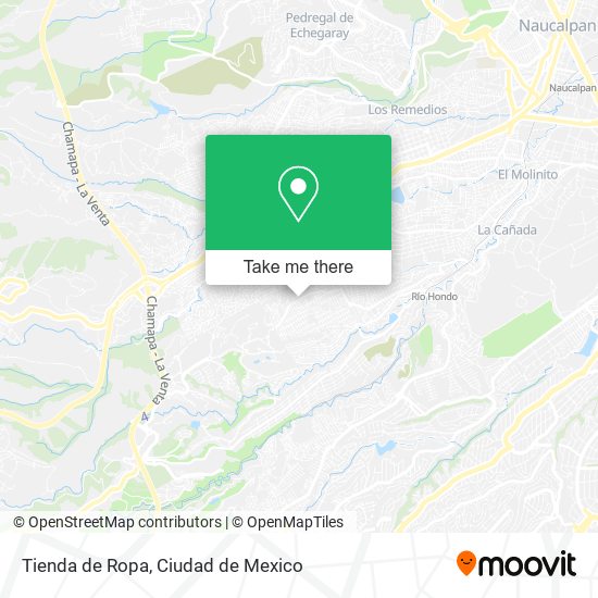 Tienda de Ropa map