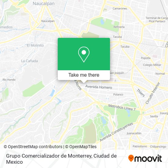 Grupo Comercializador de Monterrey map