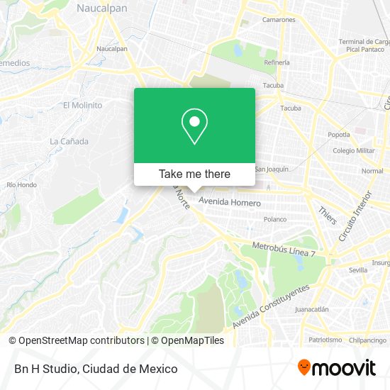 Mapa de Bn H Studio