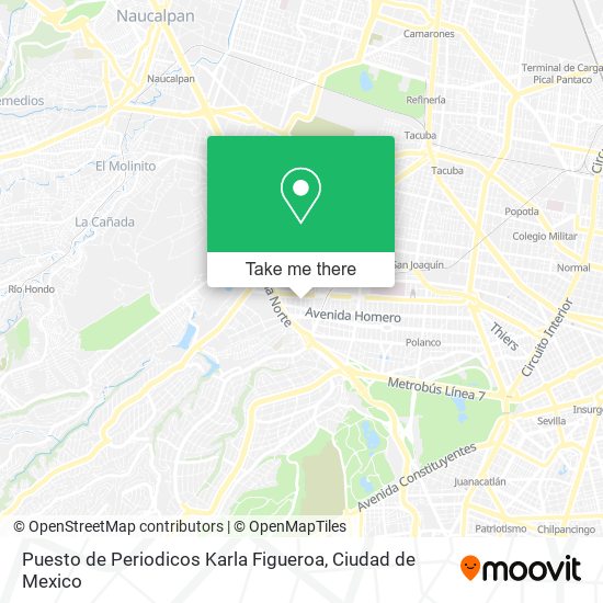 Puesto de Periodicos Karla Figueroa map