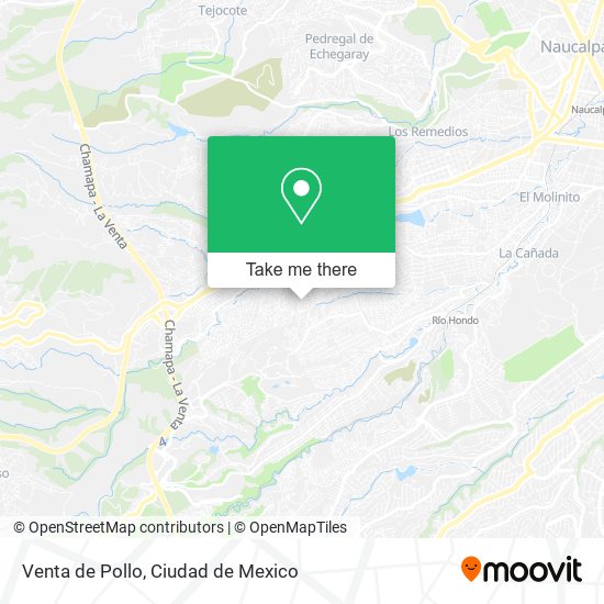 Venta de Pollo map