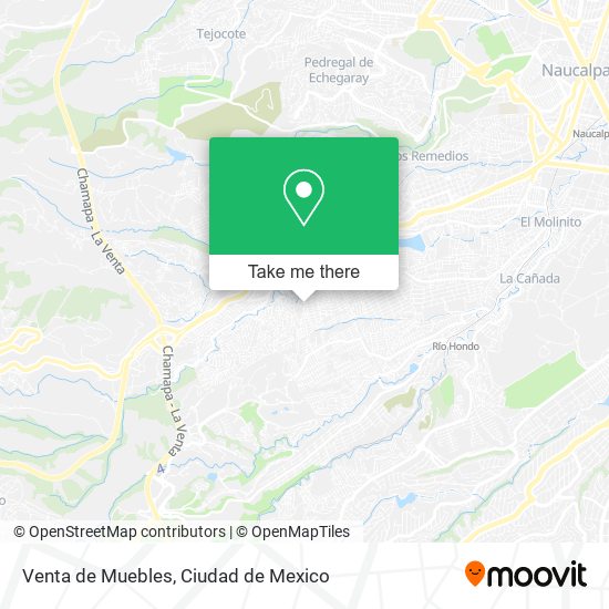 Venta de Muebles map