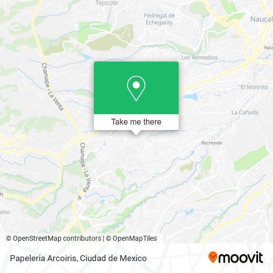 Papeleria Arcoiris map