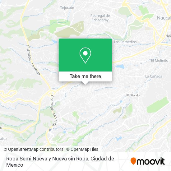 Mapa de Ropa Semi Nueva y Nueva sin Ropa