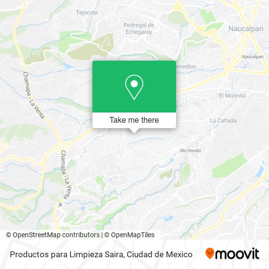 Productos para Limpieza Saira map