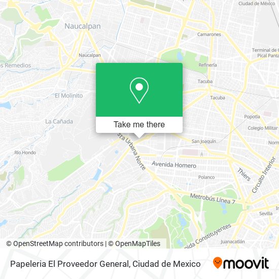Papeleria El Proveedor General map