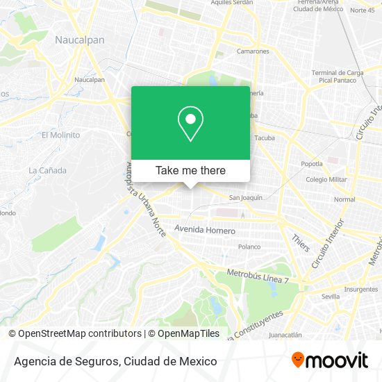 Mapa de Agencia de Seguros