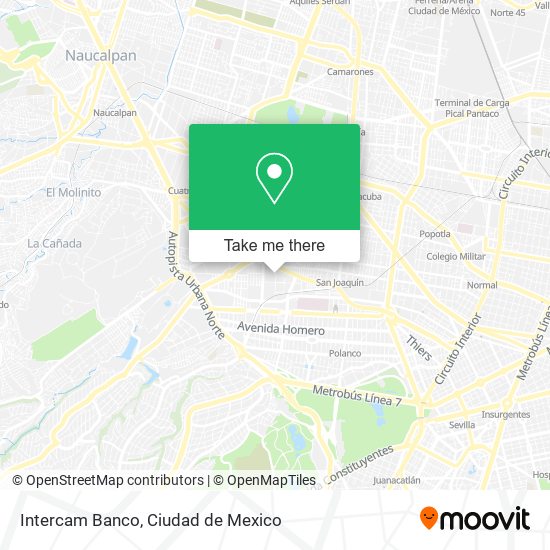 Intercam Banco map