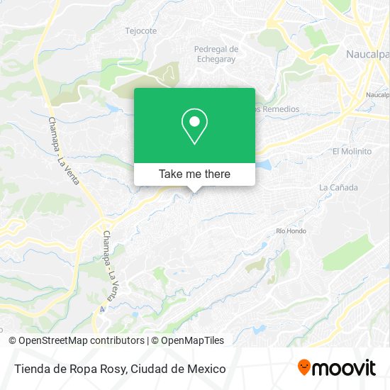 Mapa de Tienda de Ropa Rosy