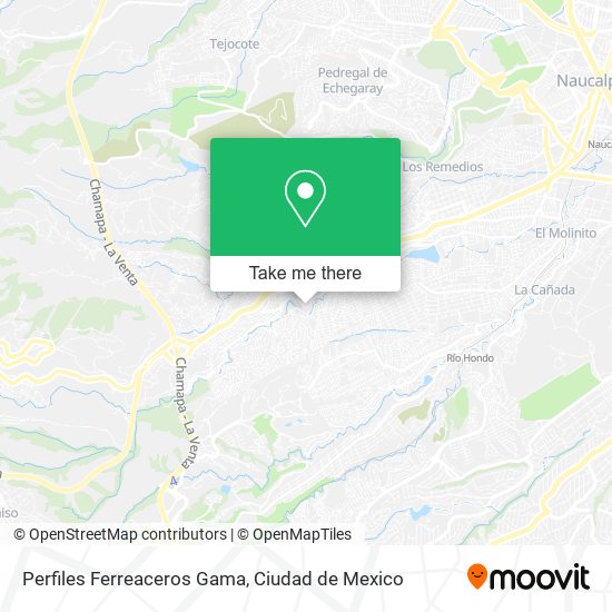 Perfiles Ferreaceros Gama map