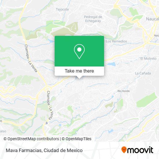 Mava Farmacias map