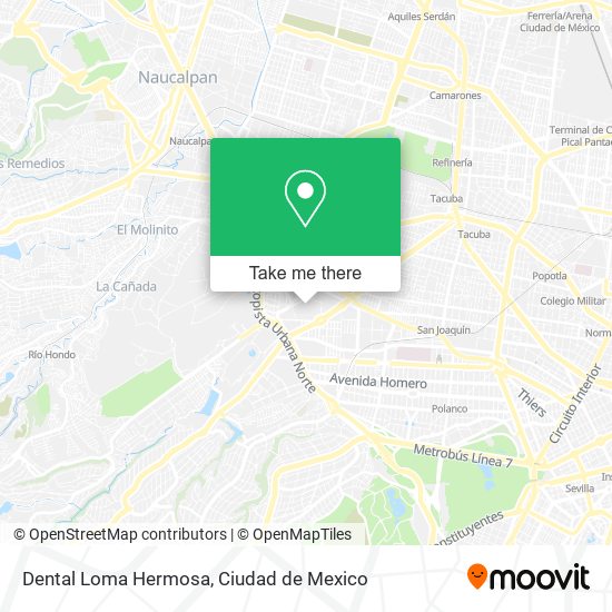 Dental Loma Hermosa map