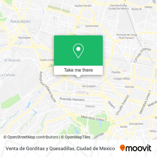 Venta de Gorditas y Quesadillas map