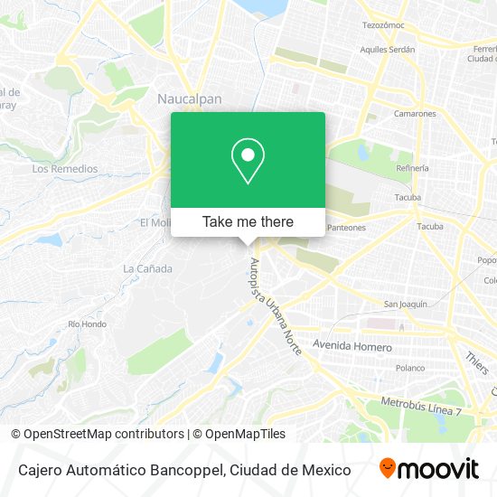 Cajero Automático Bancoppel map