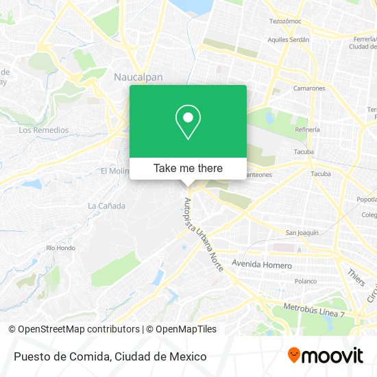 Puesto de Comida map