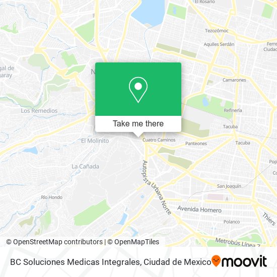 BC Soluciones Medicas Integrales map