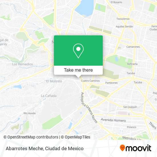 Abarrotes Meche map