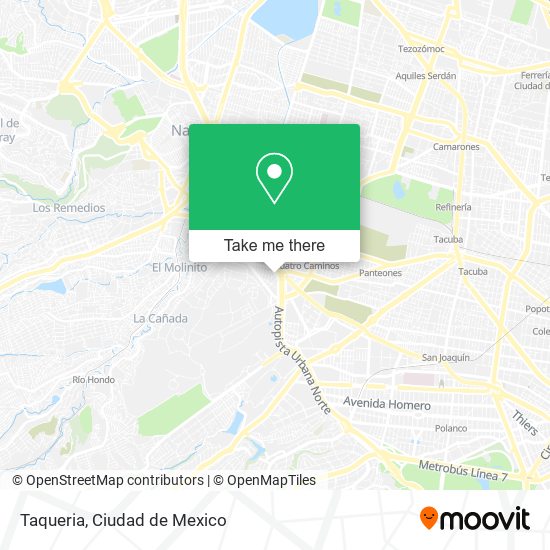 Taqueria map