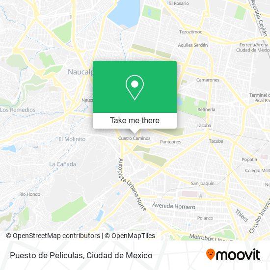 Puesto de Peliculas map