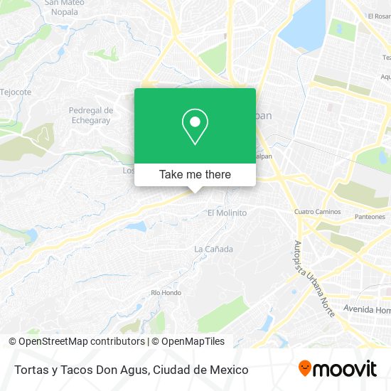 Tortas y Tacos Don Agus map