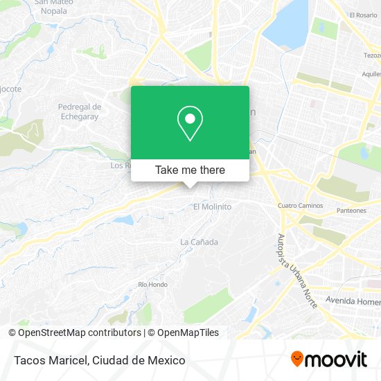 Tacos Maricel map