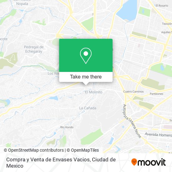 Compra y Venta de Envases Vacios map