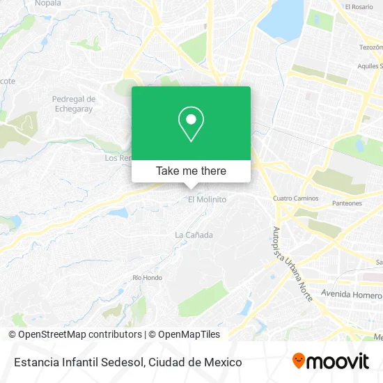 Estancia Infantil Sedesol map