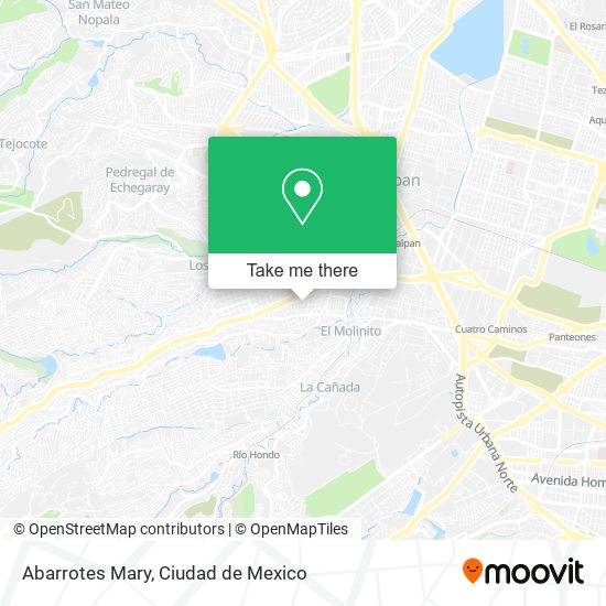 Abarrotes Mary map