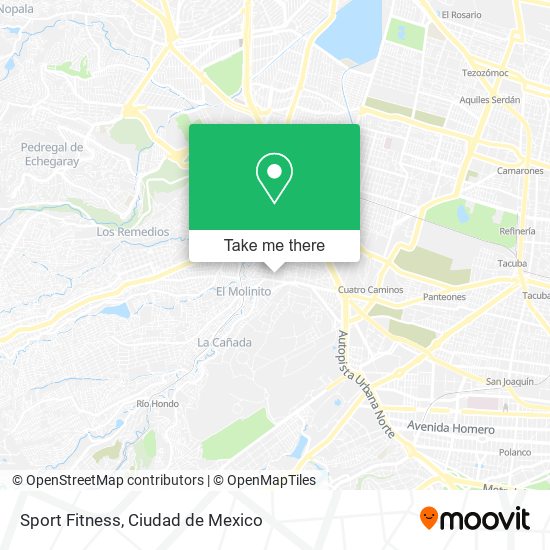 Mapa de Sport Fitness