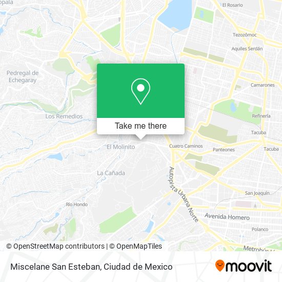 Miscelane San Esteban map